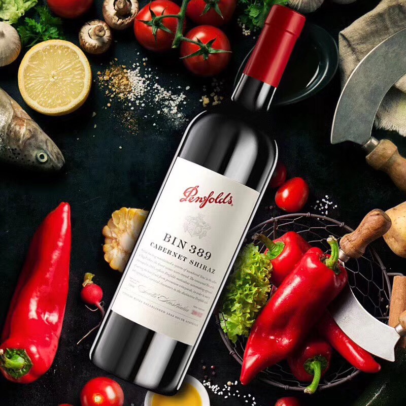 【中国仓】澳洲奔富红酒之Bin389 英文版14年木塞原装（偏远地区补差价）