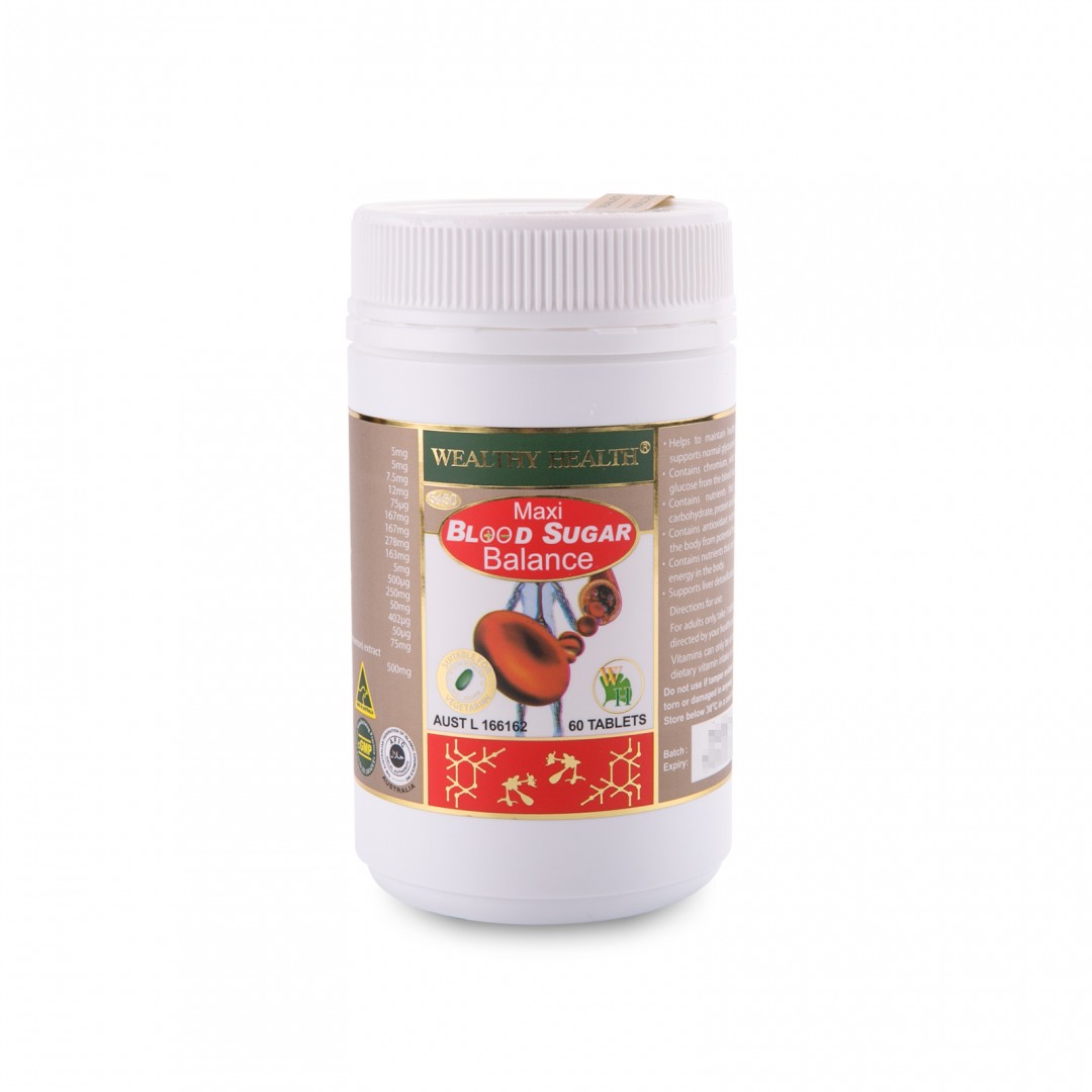 【澳洲仓】Wealthy Health blood sugar balance富康血糖平衡片60粒