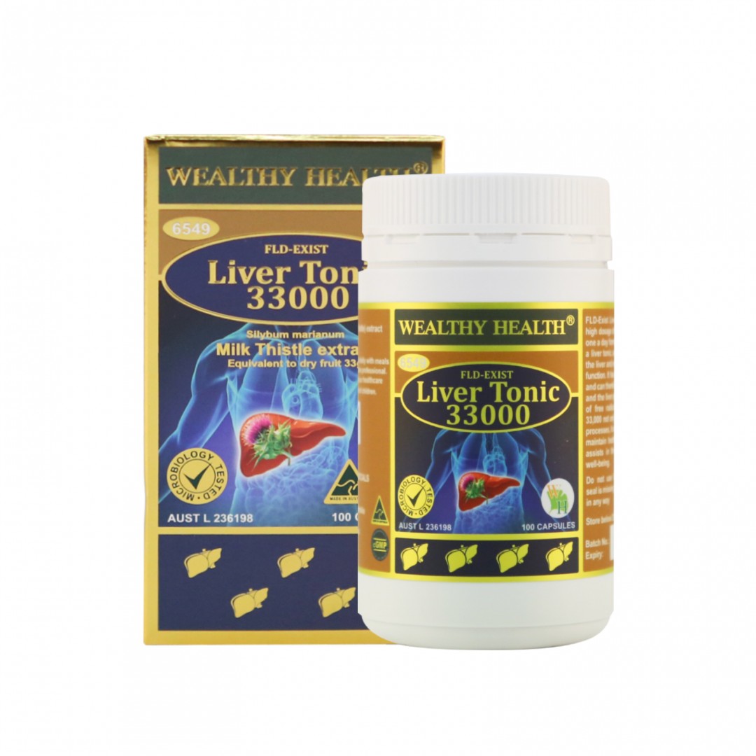 【澳洲仓】Wealthy Health Liver Tonic富康奶蓟草保护肝脏33000mg100粒