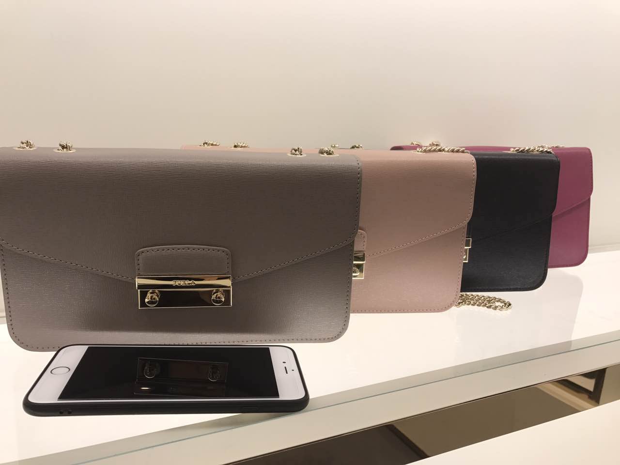 【澳洲仓】FURLA JULIA长款双层链条包（原价599刀）