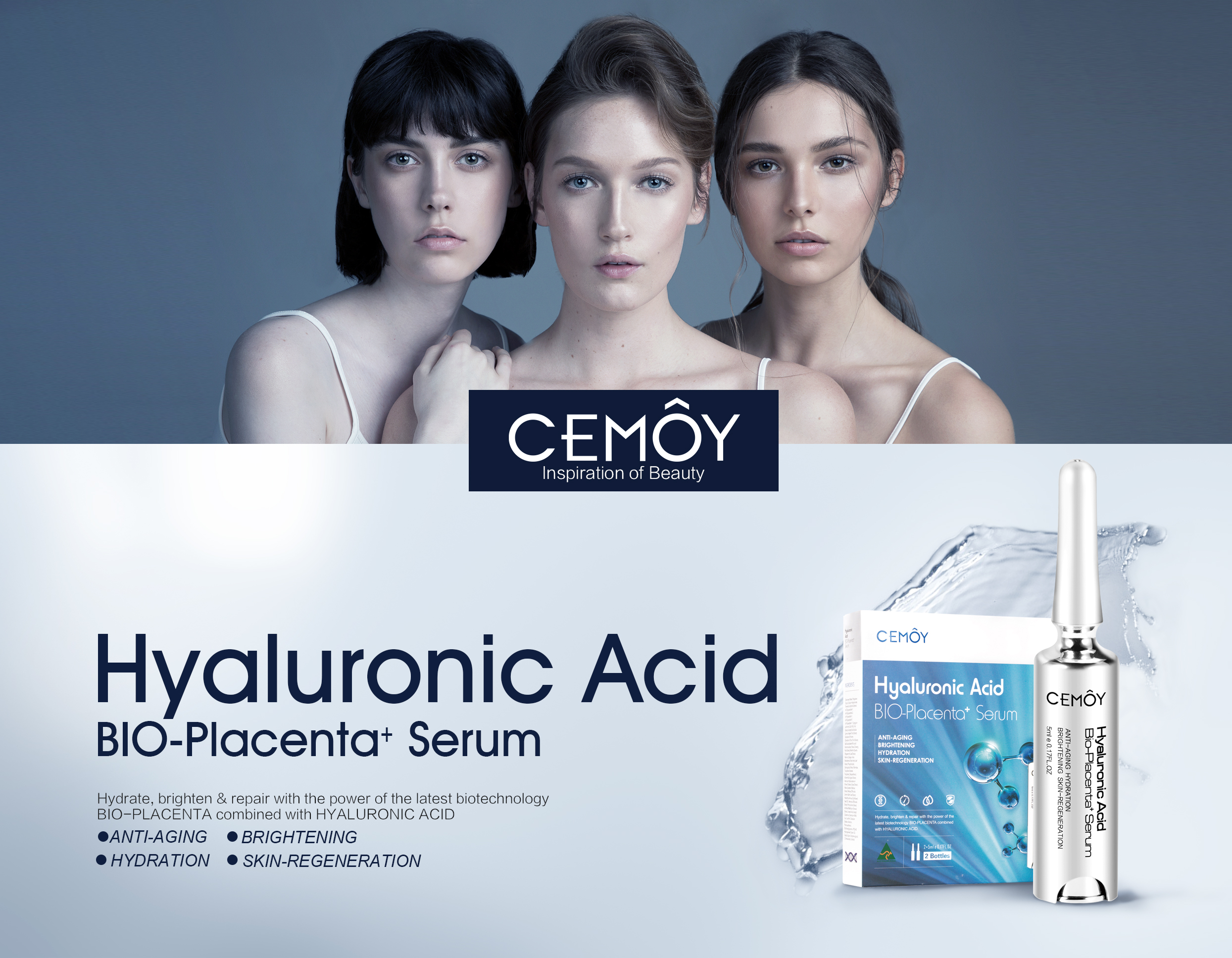 【澳洲仓】【礼】【第三件半价】Cemoy 澳洲安瓶精华原液 2瓶/盒