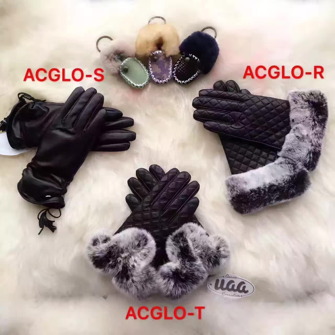 【澳洲仓】AUSSIE UGG CONNECTIONS ACGLO 兔毛小羊皮手套