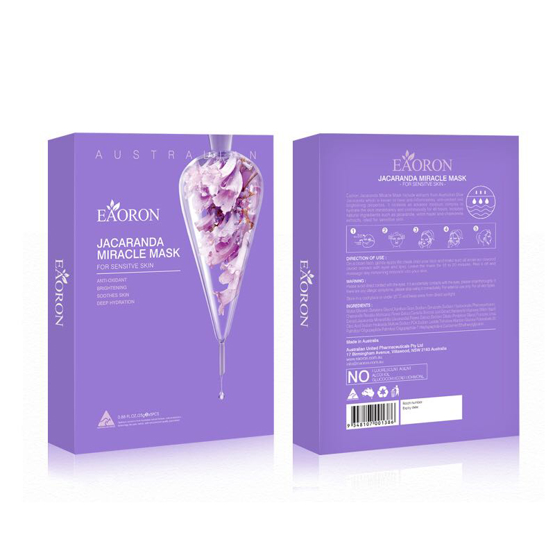 【澳洲仓】EAORON 水光蓝花楹奇迹面膜 （25ML*5片装）