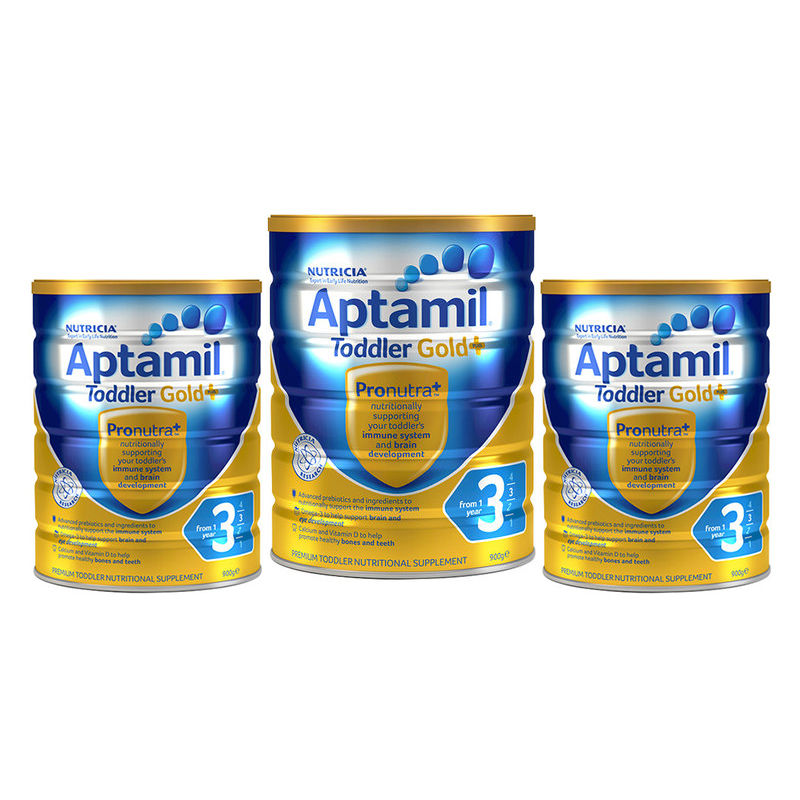 【澳洲仓】【3罐包邮】Aptamil Gold 金装爱他美3段 奶粉