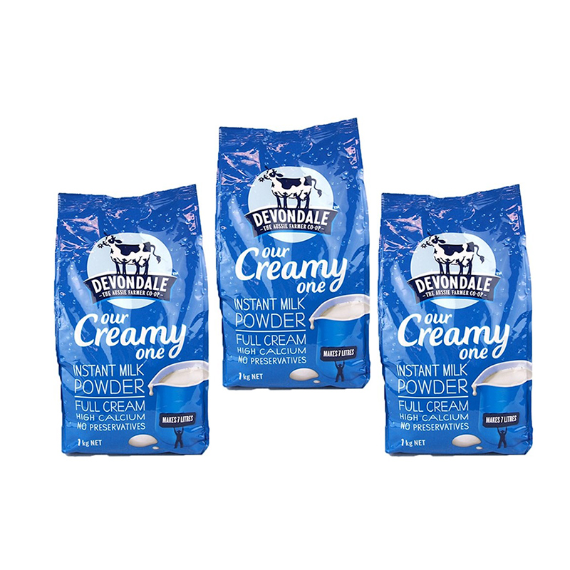 【澳洲仓】【3袋包邮】Devondale 德运 全脂高钙成人奶粉 学生中老年牛奶粉 1kg