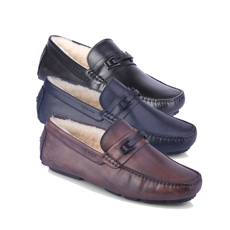 【澳洲仓】DK UGG DK505男士冬款加绒小皮靴