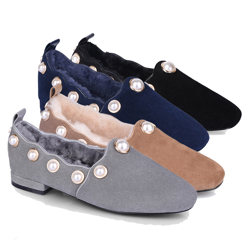 【澳洲仓】【冬款出清】DK UGG DK202 秋冬新款珍珠毛豆豆鞋