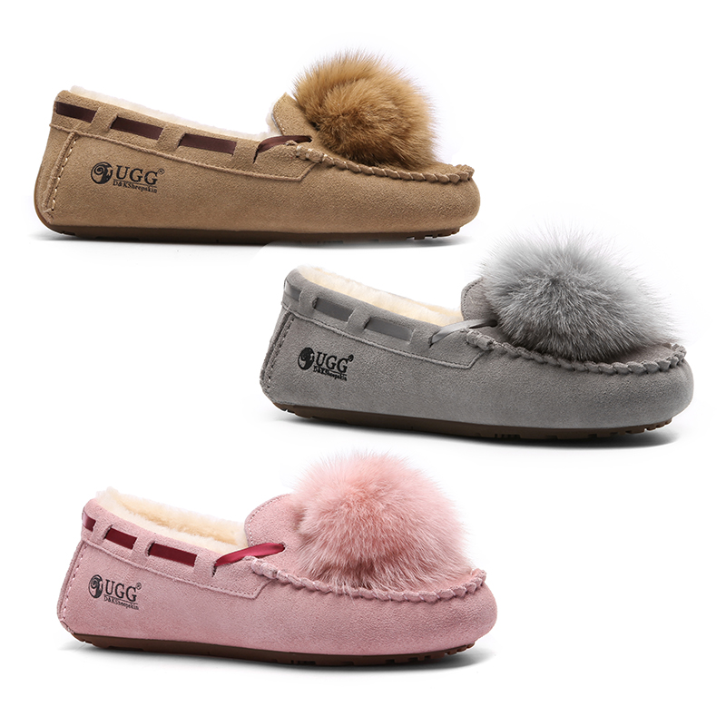 【澳洲仓】【冬款出清】DK UGG DK209 防泼水托斯卡纳安哥拉兔毛球 毛豆豆鞋