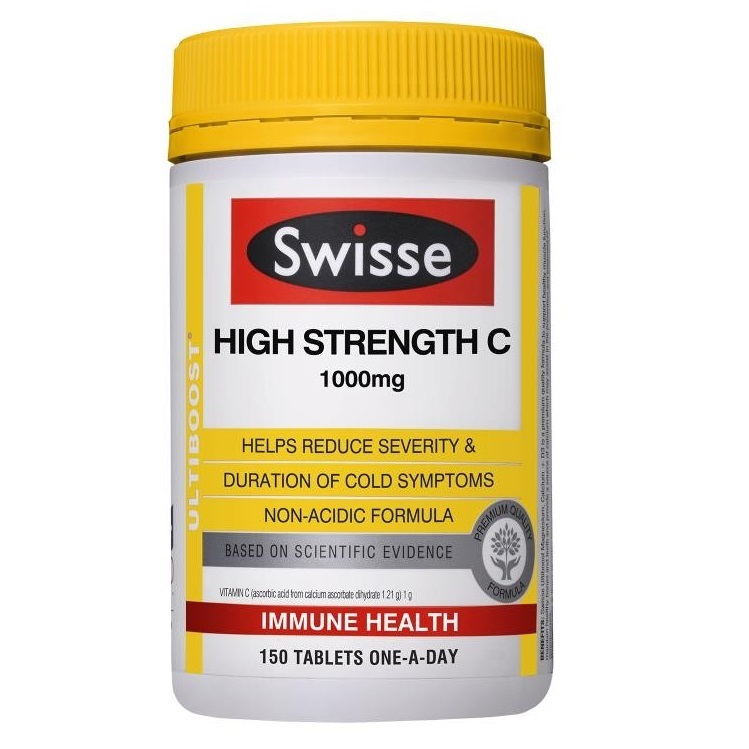 【澳洲仓】Swisse 高浓度维生素C片 150粒