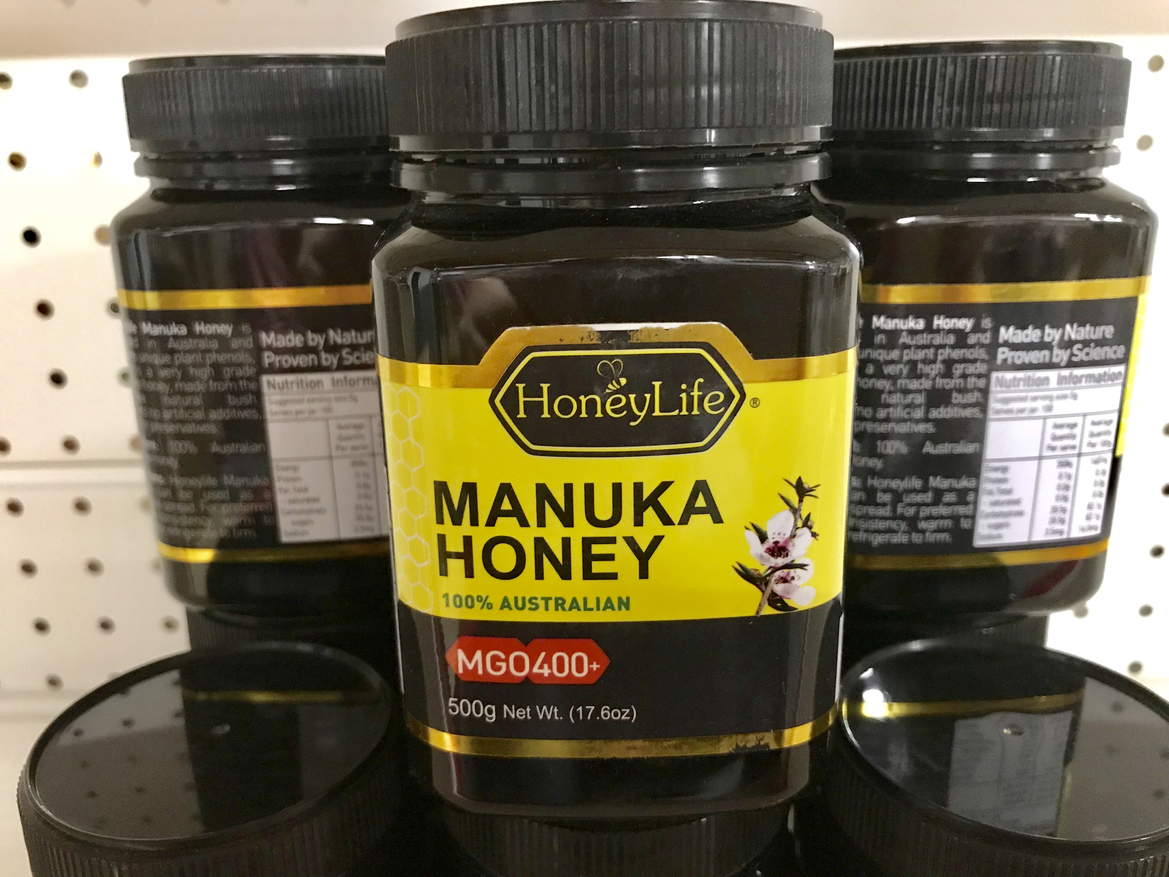 【澳洲仓】Honeylife澳蜂宝 麦卢卡蜂蜜 MGO400+ 500g
