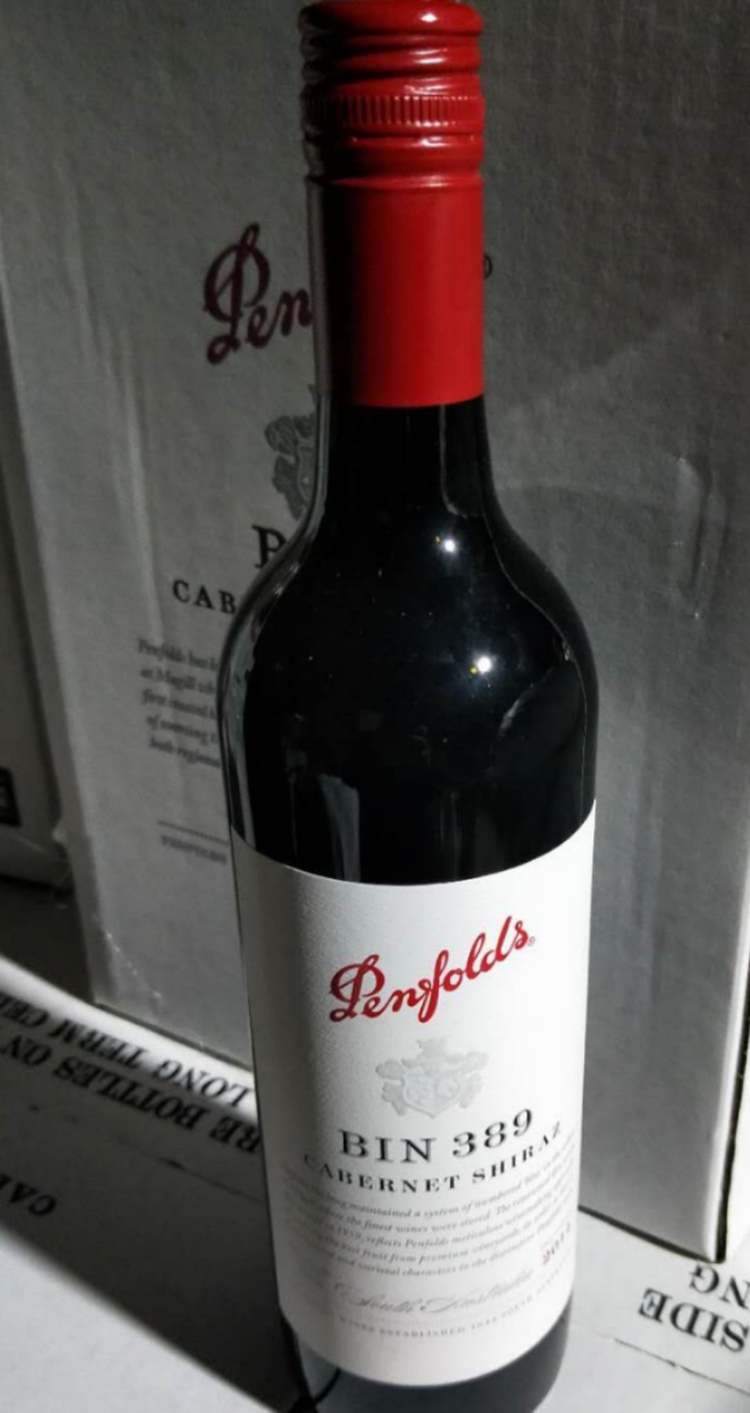 【中国仓】澳洲奔富红酒之Bin389 英文版14年 旋盖/木塞 原装