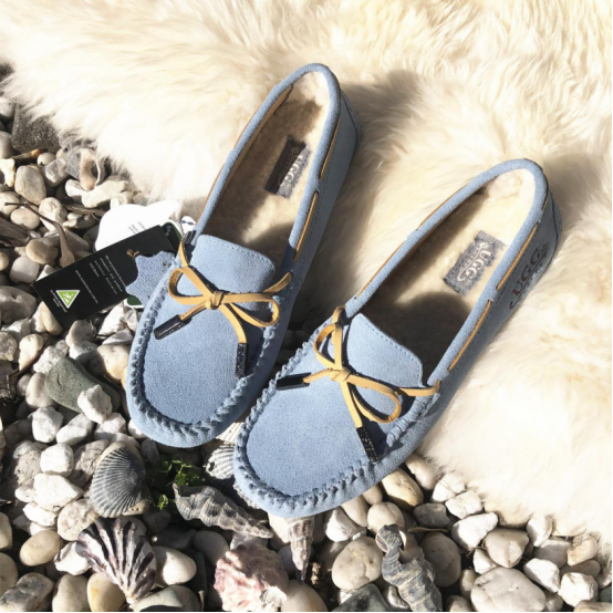 【澳洲仓】AUSNOW UGG Hathaway<cm027>春夏新款 经典单豆豆鞋（可选配毛鞋垫）