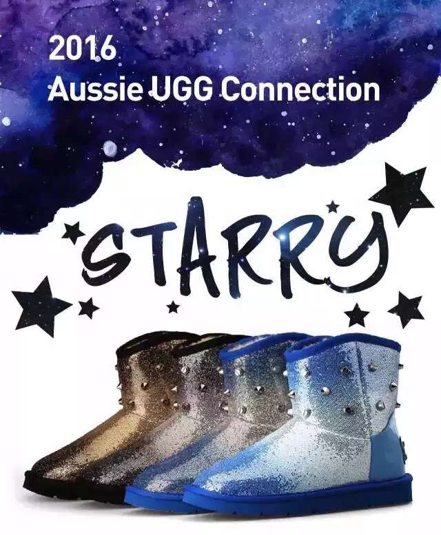 【澳洲仓】AUSSIE CONNECTION UGG ACGLT-M 星辰款 铆钉glitter