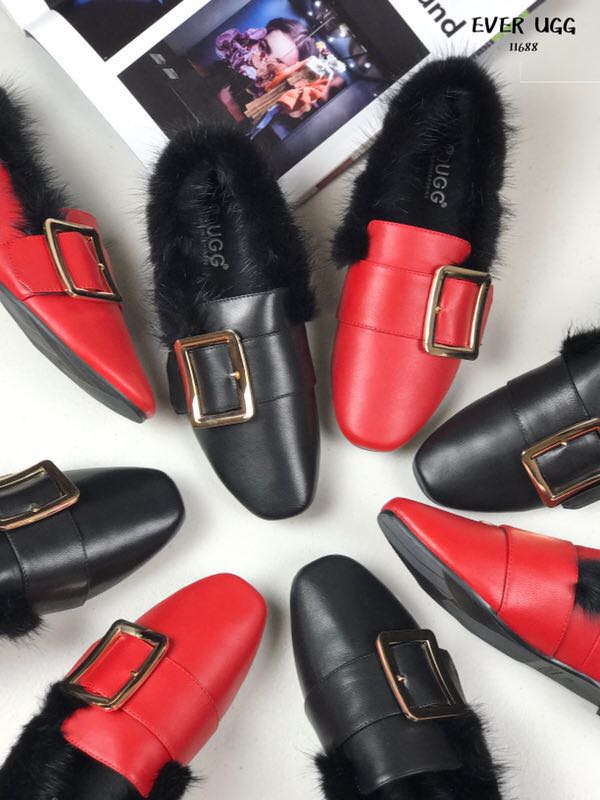 【澳洲仓】【春】EVER UGG 11688 Tia 春夏 “我好方”系列 漆皮几何方扣