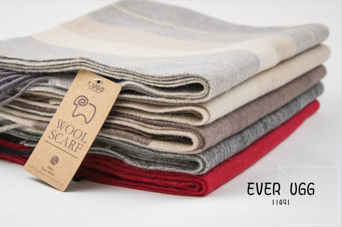 【澳洲仓】EVER纯羊毛 围巾11491 168*30cm（100%羊毛，礼品盒）