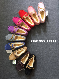 【澳洲仓】【冬款出清】EVER 11613 素色带毛豆豆鞋