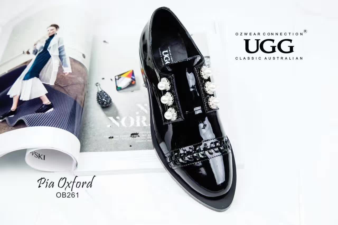 【澳洲仓】【超值特卖】OZWEAR OB261 春夏珍珠水钻尖头皮鞋