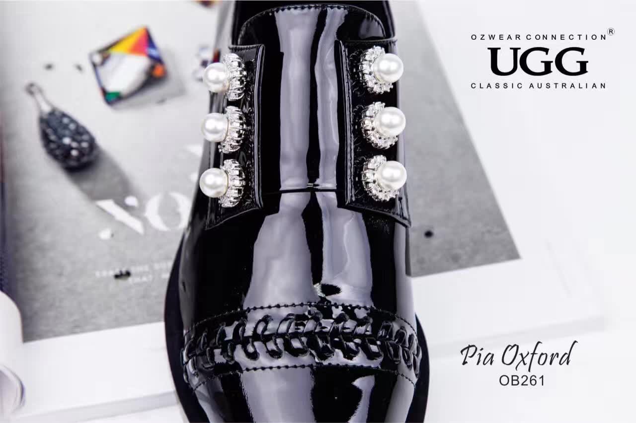 【澳洲仓】【超值特卖】OZWEAR OB261 春夏珍珠水钻尖头皮鞋