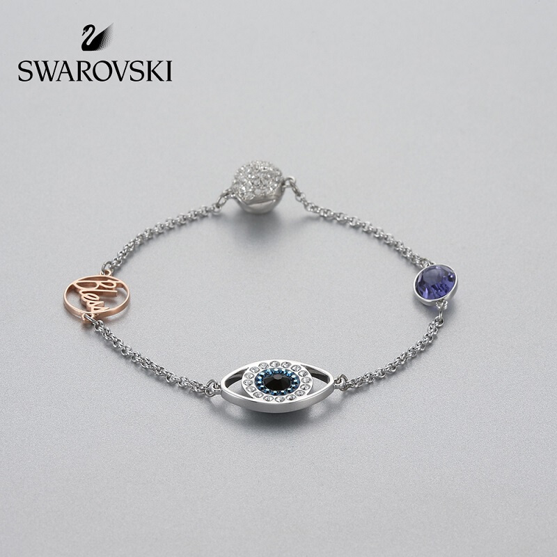 【澳洲仓】swarovski 施华洛世奇恶魔之眼隐形磁扣手链5373230