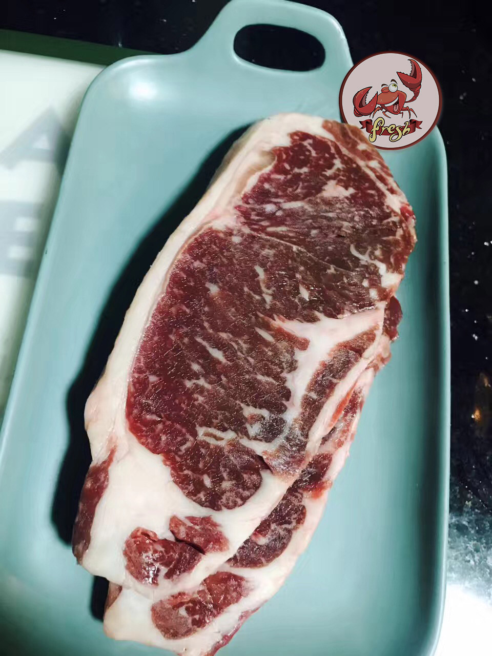 【中国仓】澳洲和牛雪花m8西冷 每份1kg 约5片装(偏远地区请补拍生鲜