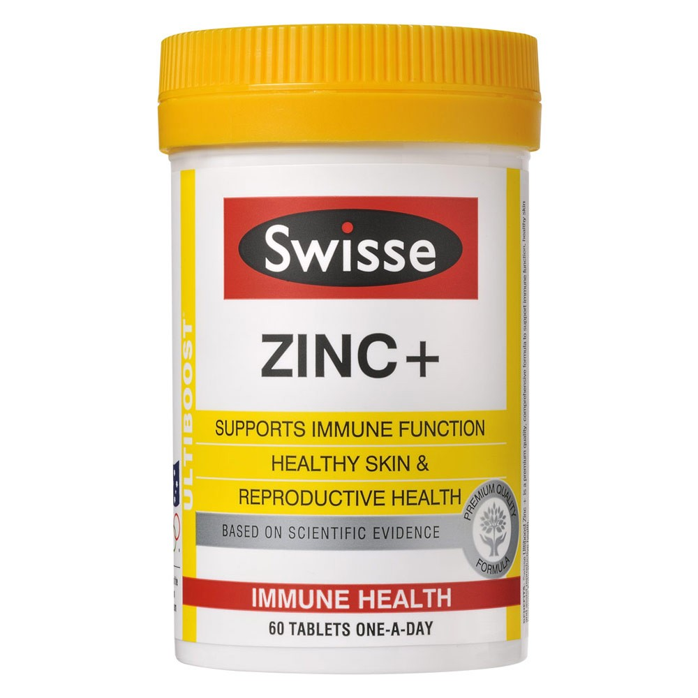 【澳洲仓】swisse ultiboost zinc  补锌片 60粒